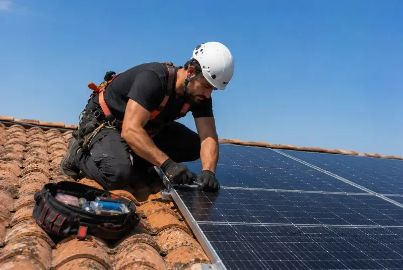 Maintenance et monitoring de panneaux solaires à Marmoutier